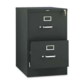 HON 510 Series Vertical File, 4 Letter-Size File Drawers, Black, 15" x 25" x 52"