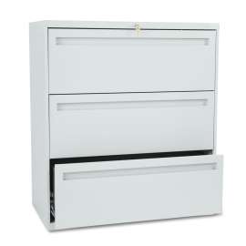 HON 10500 Series Laminate Bookcase, Three-Shelf, 36w x 13.13d x 43.38h, Pinnacle