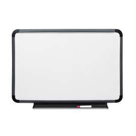 Ingenuity Dry Erase Board, 48 x 36, White Surface, Charcoal Gray Polyethylene Frame