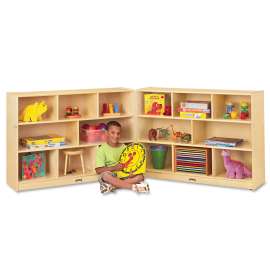 Fold-n-Lock Storage Units, 48w x 15d x 35.5h, White