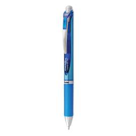 EnerGel RTX Gel Pen, Retractable, Medium 0.7 mm, Blue Ink, Blue/Gray Barrel