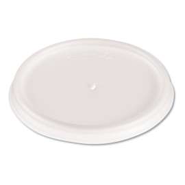 Plastic Lids, Fits 4 oz Cups, Vented, Translucent, 100/Pack, 10 Packs/Carton