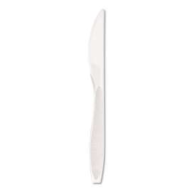 Impress Heavyweight Full-Length Polystyrene Cutlery, Knife, White, 1000/Carton