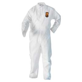 KLEENGUARD A20 Breathable Particle Protection Coveralls, 4XL, No Elastic, Zip
