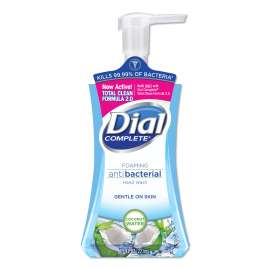Antibacterial Foaming Hand Wash, Coconut Waters, 7.5 oz Pump Bottle, 8/Carton
