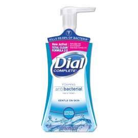Antibacterial Foaming Hand Wash, Spring Water, 7.5 oz, 8/Carton