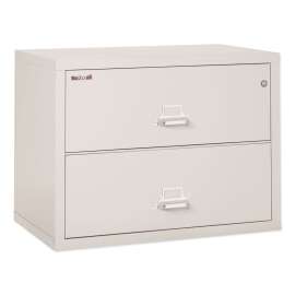 Insulated Lateral File, 2 Legal/Letter-Size File Drawers, Parchment, 37.5" x 22.13" x 27.75"