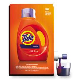 Eco-Box HE Liquid Laundry Detergent, Tide Original Scent, 105 oz Bag-In-A-Box