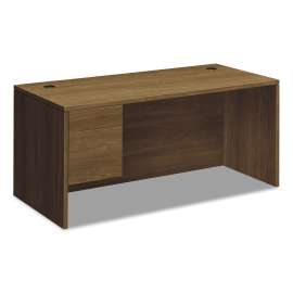 HON Mod Credenza Shell, 72w x 24d x 29h, Sepia Walnut