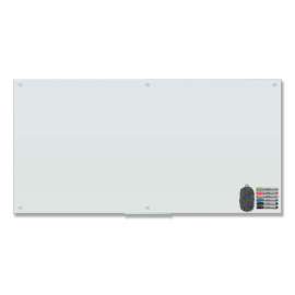 Magnetic Glass Dry Erase Board Value Pack, 72 x 36, White Surface