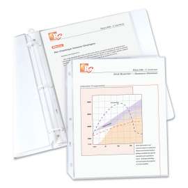 Standard Weight Polypropylene Sheet Protectors, Non-Glare, 2", 11 x 8.5, 50/Box