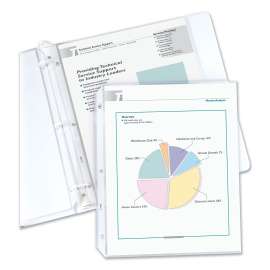 Economy Weight Poly Sheet Protectors, Reduced Glare, 2", 11 x 8.5, 200/Box