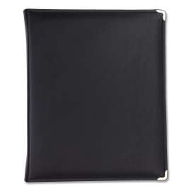 Classic Collection Zipper Ring Binder, 3 Rings, 1.5" Capacity, 11 x 8.5, Black