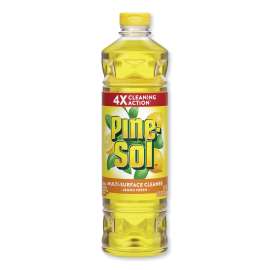 Multi-Surface Cleaner, Lemon Fresh, 28 oz Bottle, 12/Carton