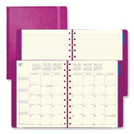 Soft Touch 17-Month Planner, 10.88 x 8.5, Fuchsia Cover, 17-Month (Aug to Dec): 2022 to 2023