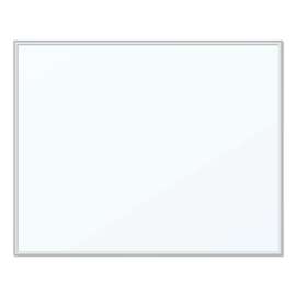 Magnetic Dry Erase Board, 20 x 16, White Surface, Silver Aluminum Frame