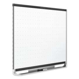 prestige 2 magnetic total erase whiteboard, 96 x 48, white surface, black aluminum/plastic frame