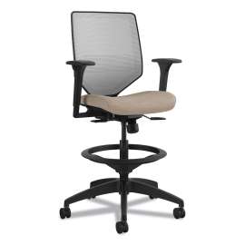 HON 10500 Series Return with Full-Height Pedestal, Left, 48" x 24" x 29.5", Kingswood Walnut