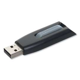Verbatim - Store 'n' Go™ V3 8 GB Gray USB 3.2 Flash Drive (1 per Pack)