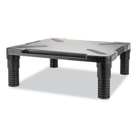 Single Level Monitor Riser, 13.13" x 13.5" x 4", Black