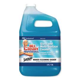 Glass and Multi-Surface Cleaner with Scotchgard Protector, Apple, 1 Gal, Ready-To-Use