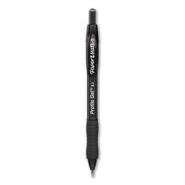 Profile Gel Pen, Retractable, Fine 0.5 mm, Black Ink, Translucent Black Barrel, 36/Pack