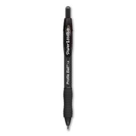 Profile Ballpoint Pen, Retractable, Medium 1 mm, Black Ink, Translucent Black Barrel, 36/Pack