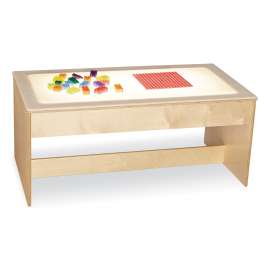 Large Light Table, 42.5w x 22.5d x 18.5h, White