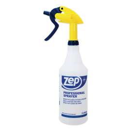 Professional Spray Bottle, 32 oz, Blue/Gold/Clear, 36/Carton