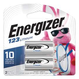 123 Lithium Photo Battery, 3 V, 2/Pack