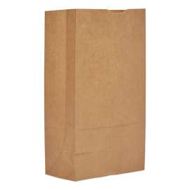 Grocery Paper Bags, #12, 7.06" x 4.5" x 13.75", Kraft, 500 Bags