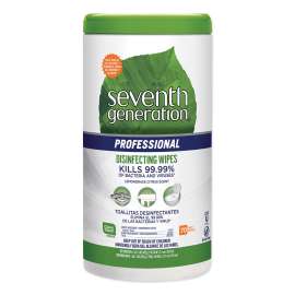 Disinfecting Multi-Surface Wipes, 8 x 7, Lemongrass Citrus, 70/Canister, 6 Canisters/Carton