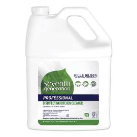 Disinfecting Kitchen Cleaner, Lemongrass Citrus, 1 gal Bottle, 2/Carton