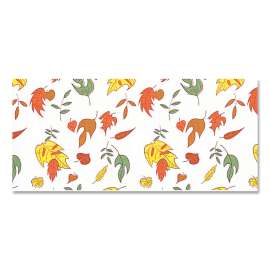 Corobuff Corrugated Paper Roll, 48" x 25 ft, Falling Leaves