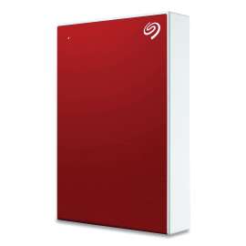 Backup Plus External Hard Drive, 4 TB, USB 2.0/3.0, Red