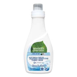 Natural Liquid Fabric Softener, Free and Clear/Unscented 32 oz Bottle