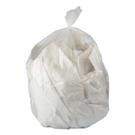 Linear Low-Density Can Liners, 60 gal, 4 mil, 38 x 63, Clear, 35/Carton