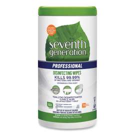 Disinfecting Multi-Surface Wipes, 8 x 7, Lemongrass Citrus, 70/Canister