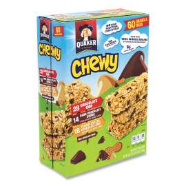 Granola Bars, Chewy Chocolate Chip, 0.84 oz Bar, 60 Bars/Box, Delivered in 1-4 Business Days