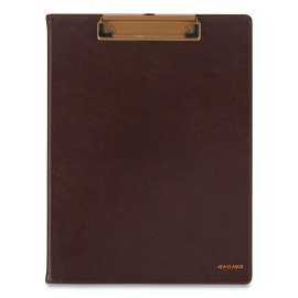 Signature Collection Monthly Clipfolio, 11 x 8, Distressed Brown Cover, 13-Month (Jan to Jan): 2023 to 2024