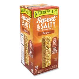 Granola Bars, Sweet and Salty Peanut, 1.2 oz Pouch, 48/Box, Delivered in 1-4 Business Days