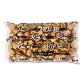 Peanut Butter Cups Miniatures Bulk Pack, Milk Chocolate, 66.7 oz Bag, Delivered in 1-4 Business Days