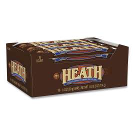Milk Chocolate English Toffee Candy Bar, 1.4 oz Bar, 18 Bars/Box, Delivered in 1-4 Business Days
