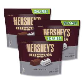 Nuggets Share Pack, Milk Chocolate, 10.2 oz Bag, 3/Pack, Delivered in 1-4 Business Days