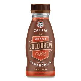 Cold Brew Coffee with Almond Milk, 10.5 oz Bottle, Mocha Noir, 8/Pack, Delivered in 1-4 Business Days