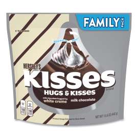 KISSES and HUGS Family Pack Assortment, 15.6 oz Bag, 3 Bags/Pack, Delivered in 1-4 Business Days