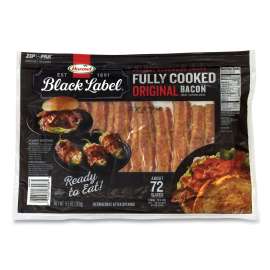 Fully Cooked Bacon, Original, 9.5 oz Package, Approximately 72 Slices/Pack, Delivered in 1-4 Business Days
