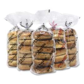 Assorted Bagels, Assorted Flavors, 6 Bagels/Pack, 5 Packs/Carton, Delivered in 1-4 Business Days