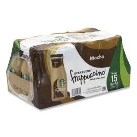 Frappuccino Coffee, 9.5 oz Bottle, Mocha, 15/Pack, Delivered in 1-4 Business Days
