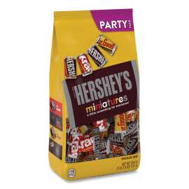 Chocolate Miniatures Party Pack Assortment, 35.9 oz Bag, 2 Bags/Carton, Delivered in 1-4 Business Days